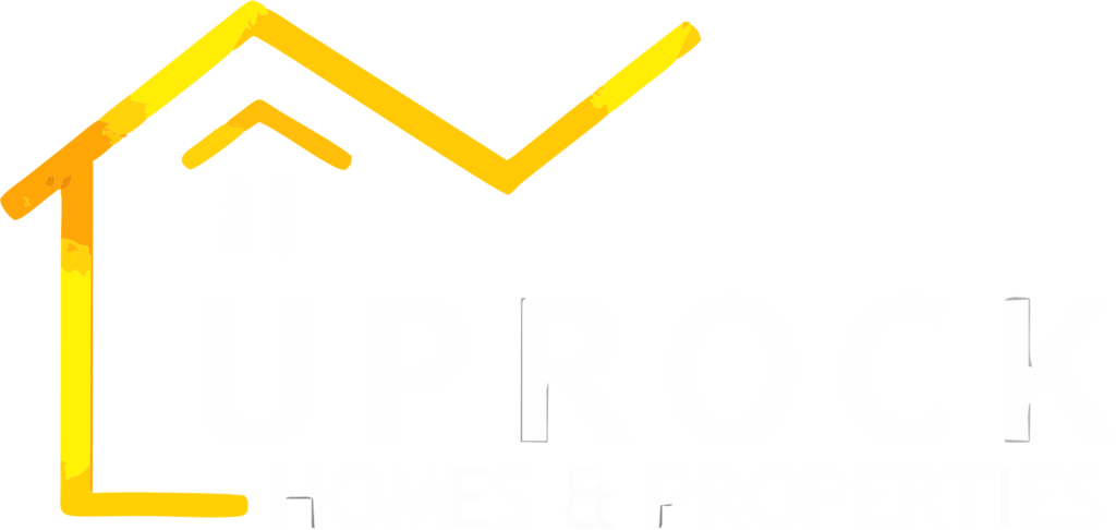 uprock homes new logo white
